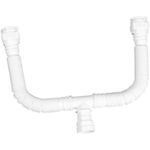 Sifão Astra Universal Duplo Sanfonado - Branco
