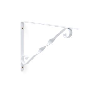 Suporte Bemfixa Mão Francesa Decorado Branco - 20cm