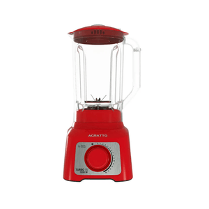 Liquidificador Agratto Turbo 15 Vermelho Cristal - 127V