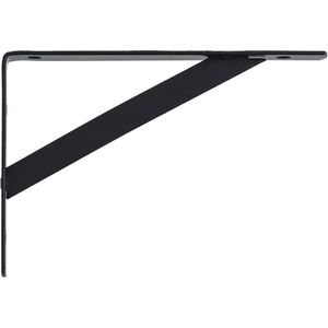 Suporte Bemfixa Mão Francesa Simples Preto - 20cm