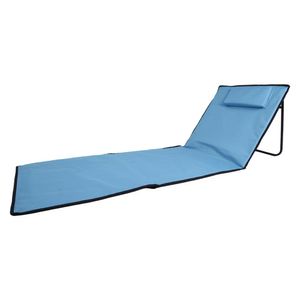 Espreguiçadeira/Esteira Portátil Náutika com Almofada - Azul