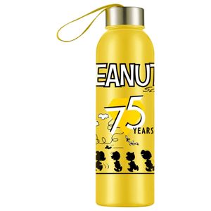 Squeeze Bandeirante Snoopy 75 Anos Amarelo - 800ml