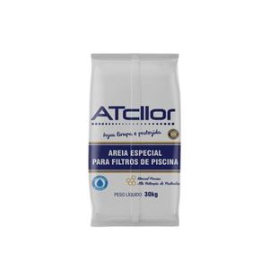 Areia Atcllor Especial para Filtros de Piscina - 30kg