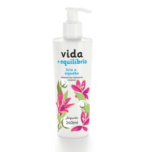 Desodorante Corporal Jequiti Vida+Equilíbrio Lírio e Algodão