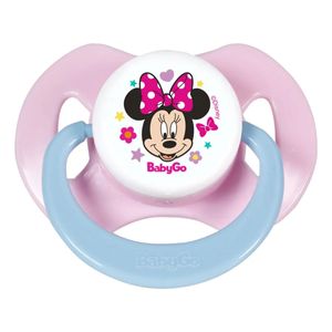 Chupeta BabyGo com Capuz Bico de Silicone T2 - Minnie