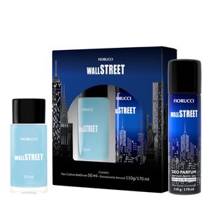 Kit Fiorucci Wall Street Deo Colônia+Desodorante Aerosol