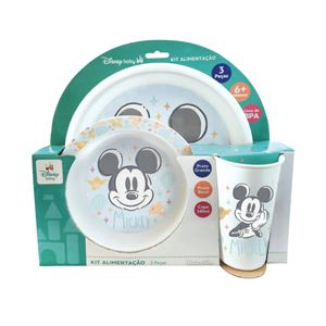 Kit Alimentação BabyGo Mickey - 3 Peças