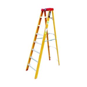 Escada de Fibra Tesoura Botafogo Prática - 7 Degraus