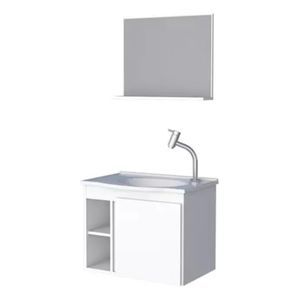 Kit Cozimax para Banheiro em Madeira Safira - Branco