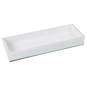 Bandeja para Lavabo Btc Decorativa Branca - 35x14x4cm