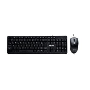 Kit Teclado e Mouse Maxprint com Fio Usb 2.0 Preto - CF1001