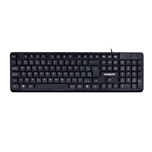 Teclado Maxprint com Fio e Teclas Flutuantes USB Preto - TE2001