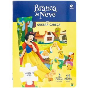 Livro Todolivro Quebra-Cabeça Clássicos Branca de Neve