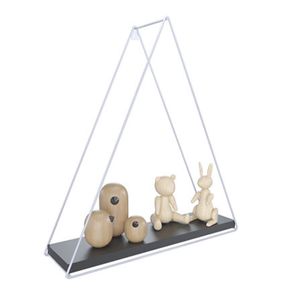 Nicho Dicarlo Estilo Triangular Branco - 37 x 10 x 40cm