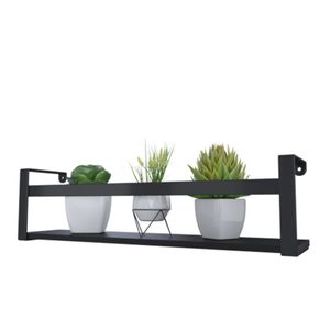 Prateleira Dicarlo Estilo Box 45cm - Preto