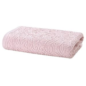 Toalha de Banho Döhler Felpudo Jacquard Provença Rosa Claro