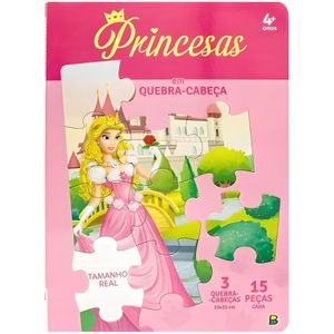 Livro Todolivro Quebra-Cabeça Mundo Encantado Princesas