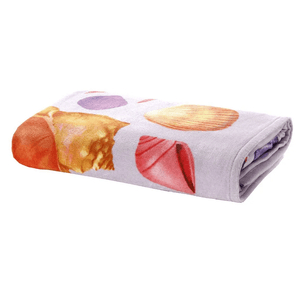 Toalha de Praia Döhler Velour Estampado Conhas - 76 x 152cm