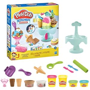Conjunto Hasbro Play-Doh Carrossel de Sorvete com Acessório