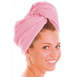 Touca Jolitex Microfibra Rosa - 25 x 62cm