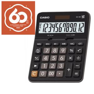 Calculadora de Mesa 12 Dígitos DX-12B Preto - Casio