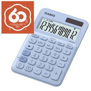 Calculadora Casio de Mesa 12 Dig Ms-20uc-Bk-W-D - Azul