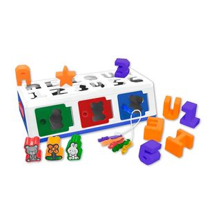 Jogo Estrela Caixa Encaixa Letras e Números