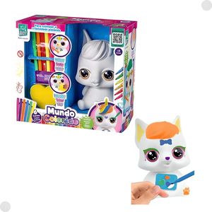 Brinquedo Super Toys Raposa para Colorir com Canetinha