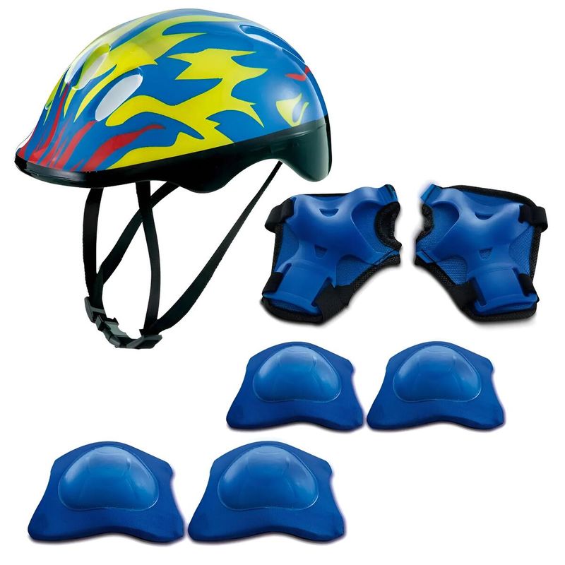 kit-de-protecao-zippy-toys-chamas-azul-com-capacete-1
