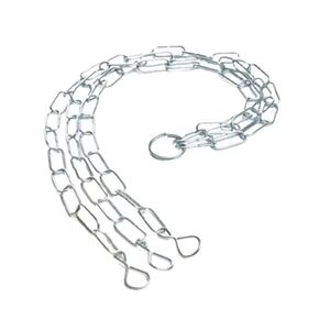 Corrente para vaso Iguatemi Metal  Prateada - 44cm