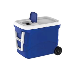 Caixa Térmica Soprano Tropical com Rodas 50 Litros - Azul