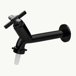 Torneira para Tanque Herc Sicília 15cm com Bico - Preto