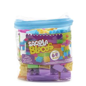 Blocos de Montar Monte Líbano Sacola - 69 Peças