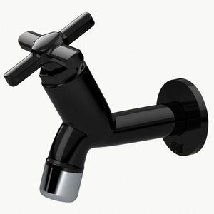 Torneira para Tanque Herc Sicília 10cm com Arejador - Preto