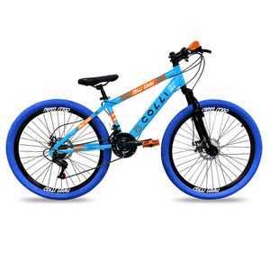 Bicicleta Colli Grau Aro 26 Freio a Disco 21 Velocidades - Azul