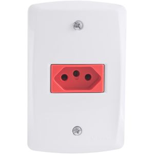 Conjunto Tramontina Lux 2 4x2 com Tomada 2P+ T20 A 250V