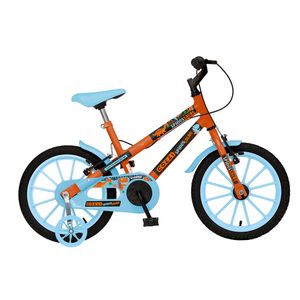 Bicicleta Infantil Colli Spinossauro Aro 16 - Laranja Neon