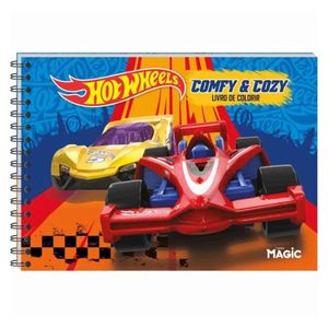 Livro Magic Hot Wheels Comfy Cozy para colorir